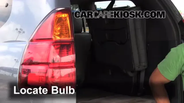 2003 Lexus GX470 4.7L V8 Luces Luz de giro trasera (reemplazar foco)